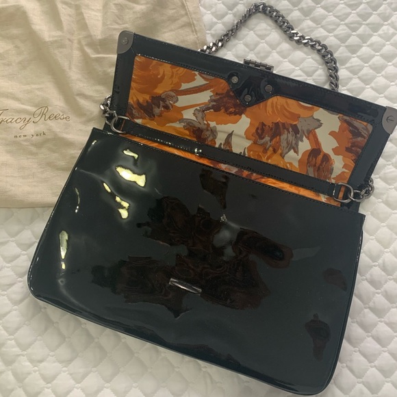Tracy Reese patent leather shoulder bag - Picture 2 of 5